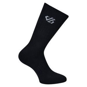 Dare 2B Unisex Adult Essentials Ribbed Cuff Sport Socks (Pack of 3) / Black